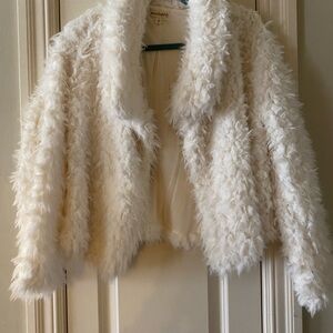 Love on a Hanger Cream Teddy Jacket